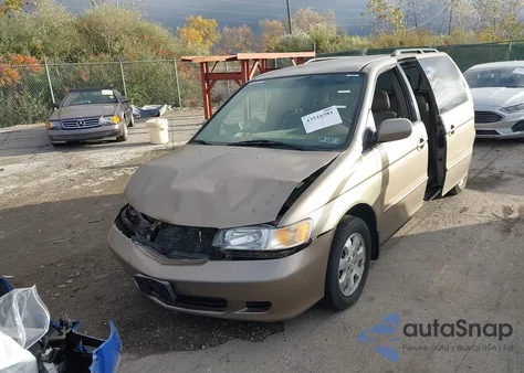 2003 Honda Odyssey Ex-L from USA, damaged, VIN 5FNRL18903B151840